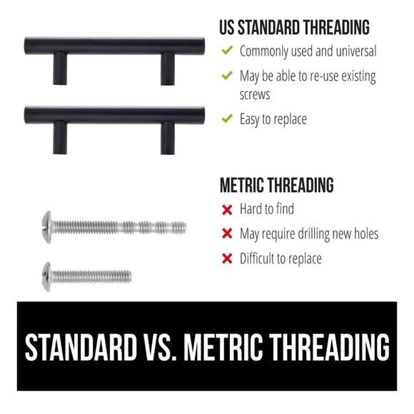 New Black Cabinet Handles - 15 Pack in original packaging - Picture 5 of 9